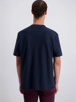 Pierre Cardin Herren T-Shirt in marine - Ärmel: kurzarm