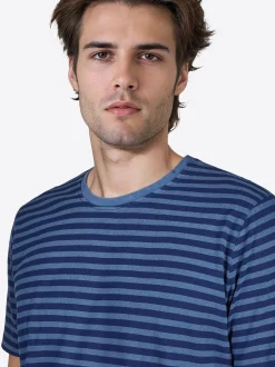Pierre Cardin Herren T-Shirt in blau - Ärmel: kurzarm
