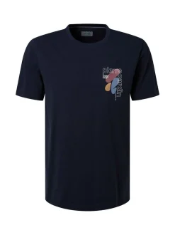 Pierre Cardin Herren T-Shirt in blau - Ärmel: kurzarm