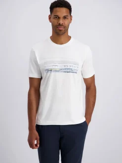 Pierre Cardin Herren T-Shirt in weiß - Ärmel: kurzarm