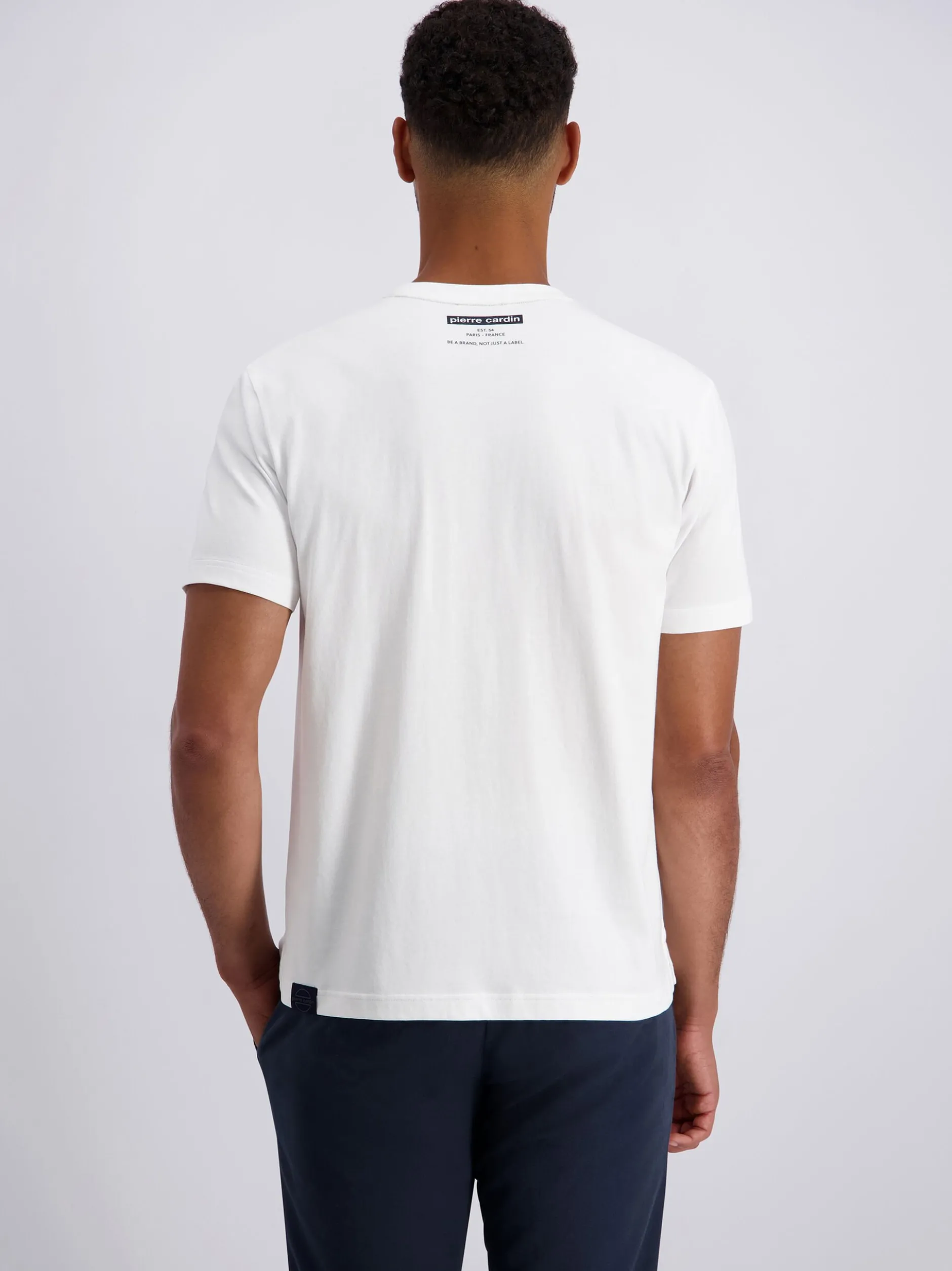 Pierre Cardin Herren T-Shirt in weiß - Ärmel: kurzarm