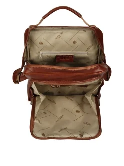 piké Damen Rucksack in cognac