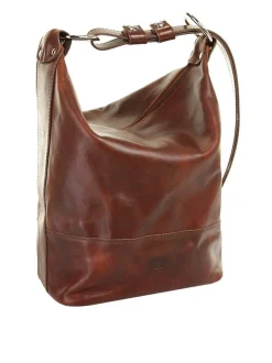 piké Damen Rucksack-Shopper in braun