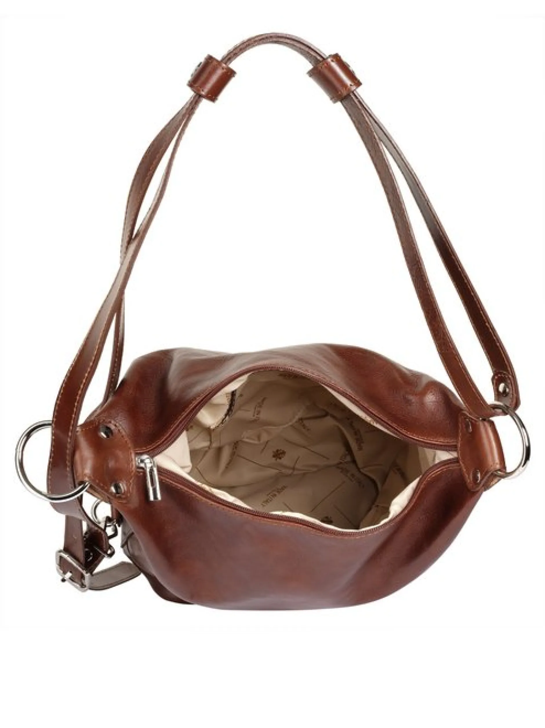 piké Damen Rucksack-Shopper in braun