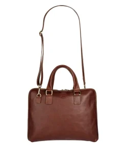 piké Unisex Aktentasche in braun
