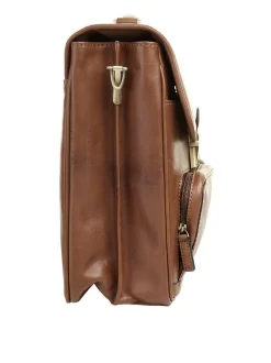piké Unisex Aktentasche in braun