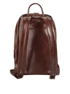 piké Unisex Cityrucksack in braun