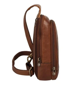 piké Unisex Crossover Bag in braun