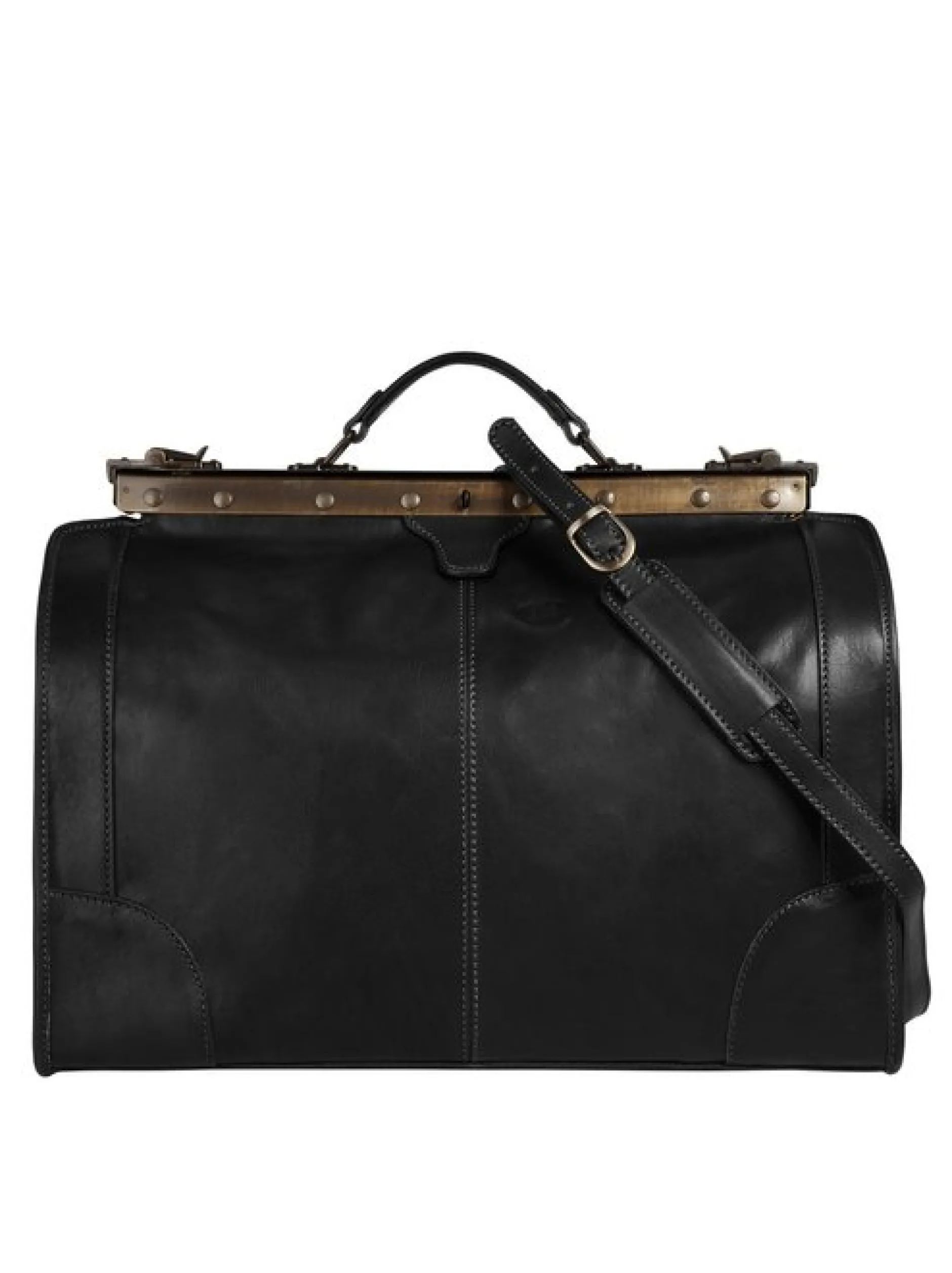 piké Unisex Doktortasche / Reisetasche in schwarz
