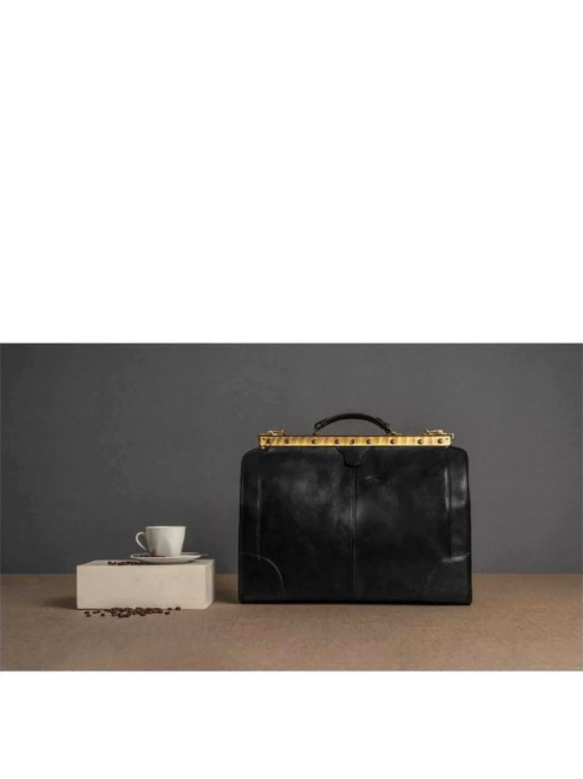 piké Unisex Doktortasche / Reisetasche in schwarz