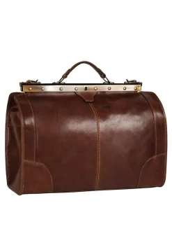piké Unisex Doktortasche / Reisetasche in braun