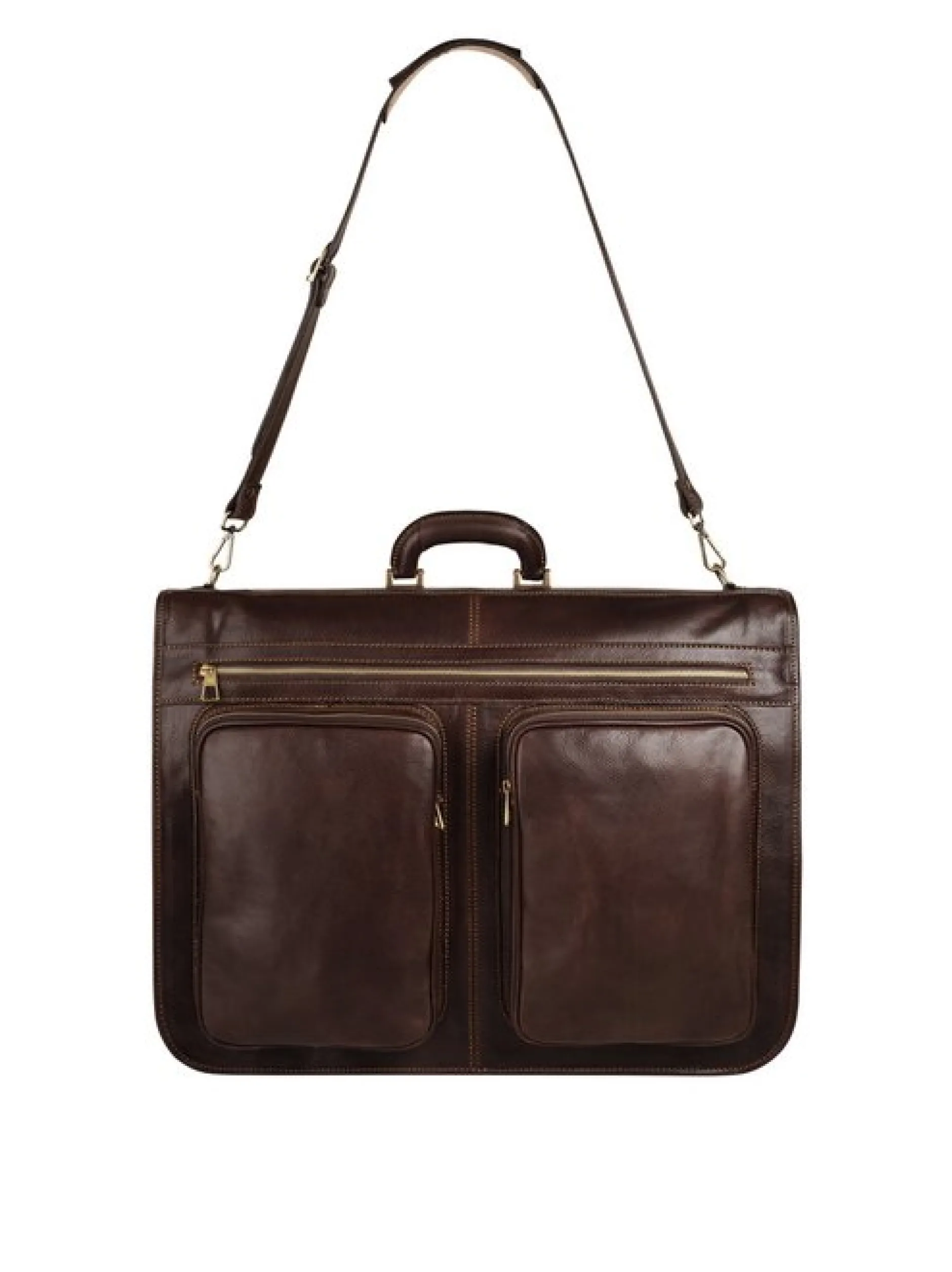 piké Unisex Kleidersack in braun