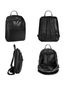 piké Unisex Rucksack in schwarz