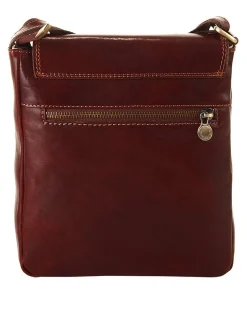 piké Unisex Umhängetasche in braun
