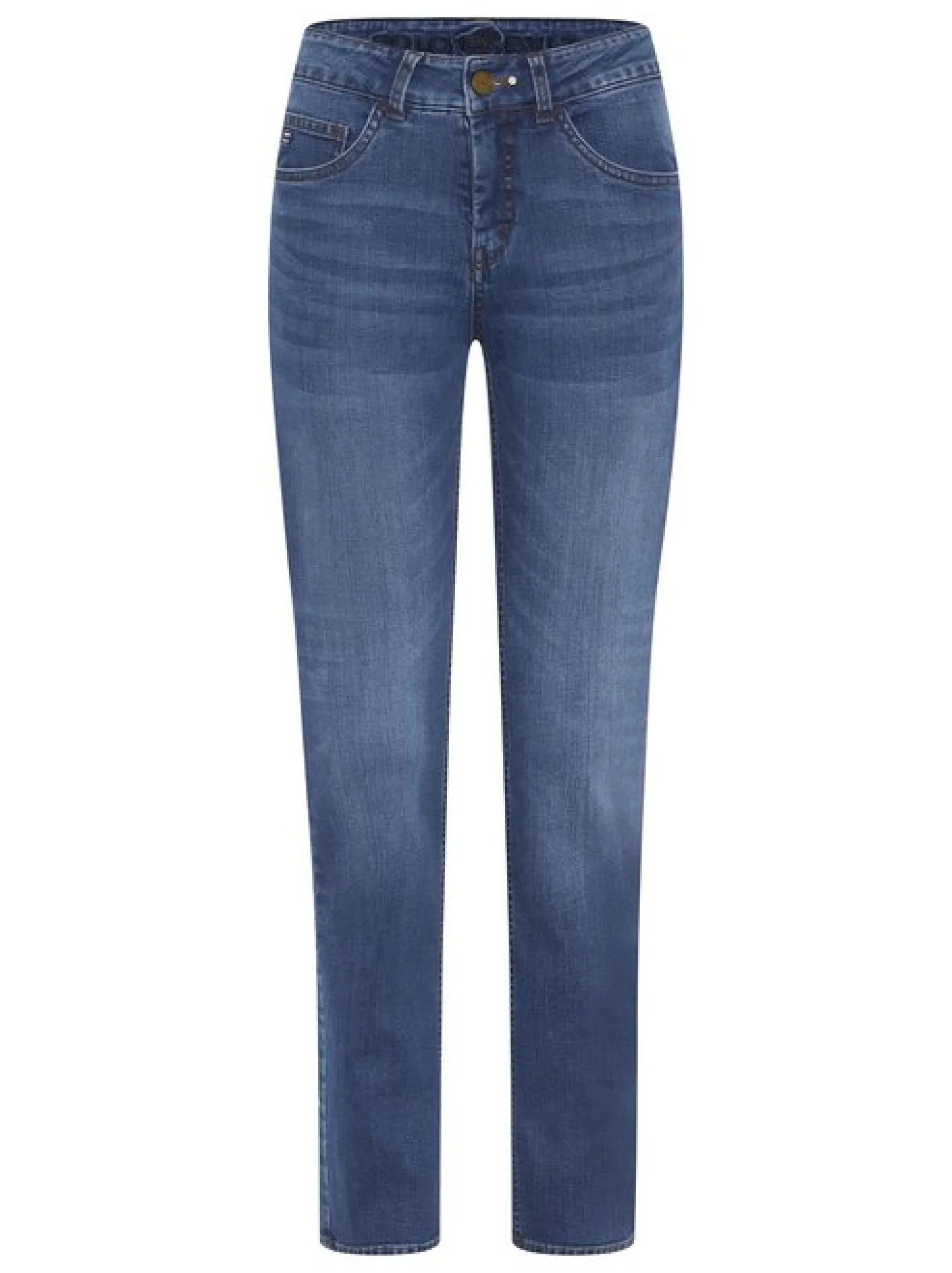 Polo Sylt Damen Jeans in medium stone blau - Länge: lang