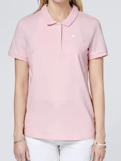Polo Sylt Damen Polo in rosa pink - Ärmel: kurzarm