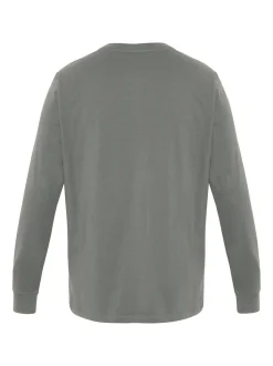 Polo Sylt Herren Longsleeve in grün - Ausschnitt: Henley