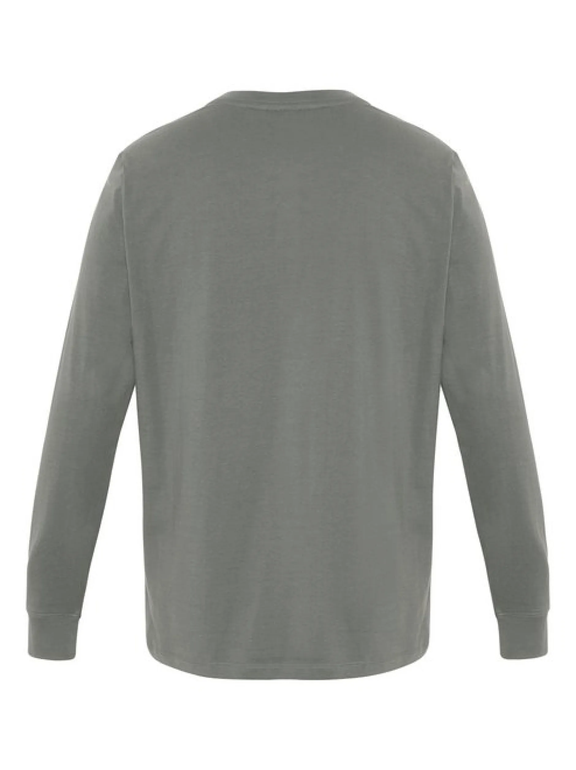Polo Sylt Herren Longsleeve in grün - Ausschnitt: Henley