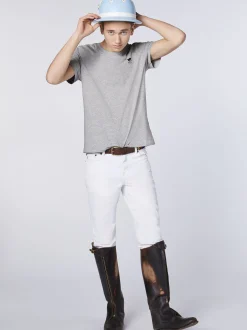 Polo Sylt Herren T-Shirt in hellgrau grau