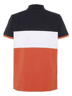 Polo Sylt Jungen Polo in orange blau - Ärmel: kurzarm
