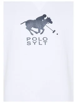 Polo Sylt Mädchen Sweatshirt in weiß blau