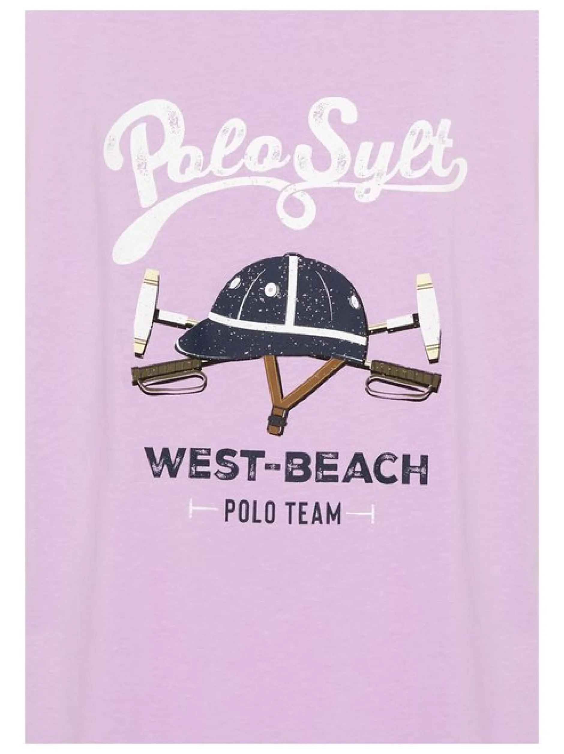 Polo Sylt Mädchen Top in purple lila - Ärmel: langarm