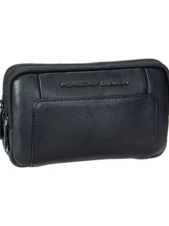 Porsche Design Herren Rucksack - Roadster Leather Travel Pouch in schwarz