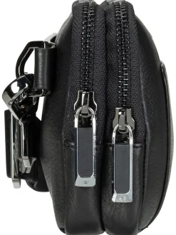 Porsche Design Herren Rucksack - Roadster Leather Travel Pouch in schwarz