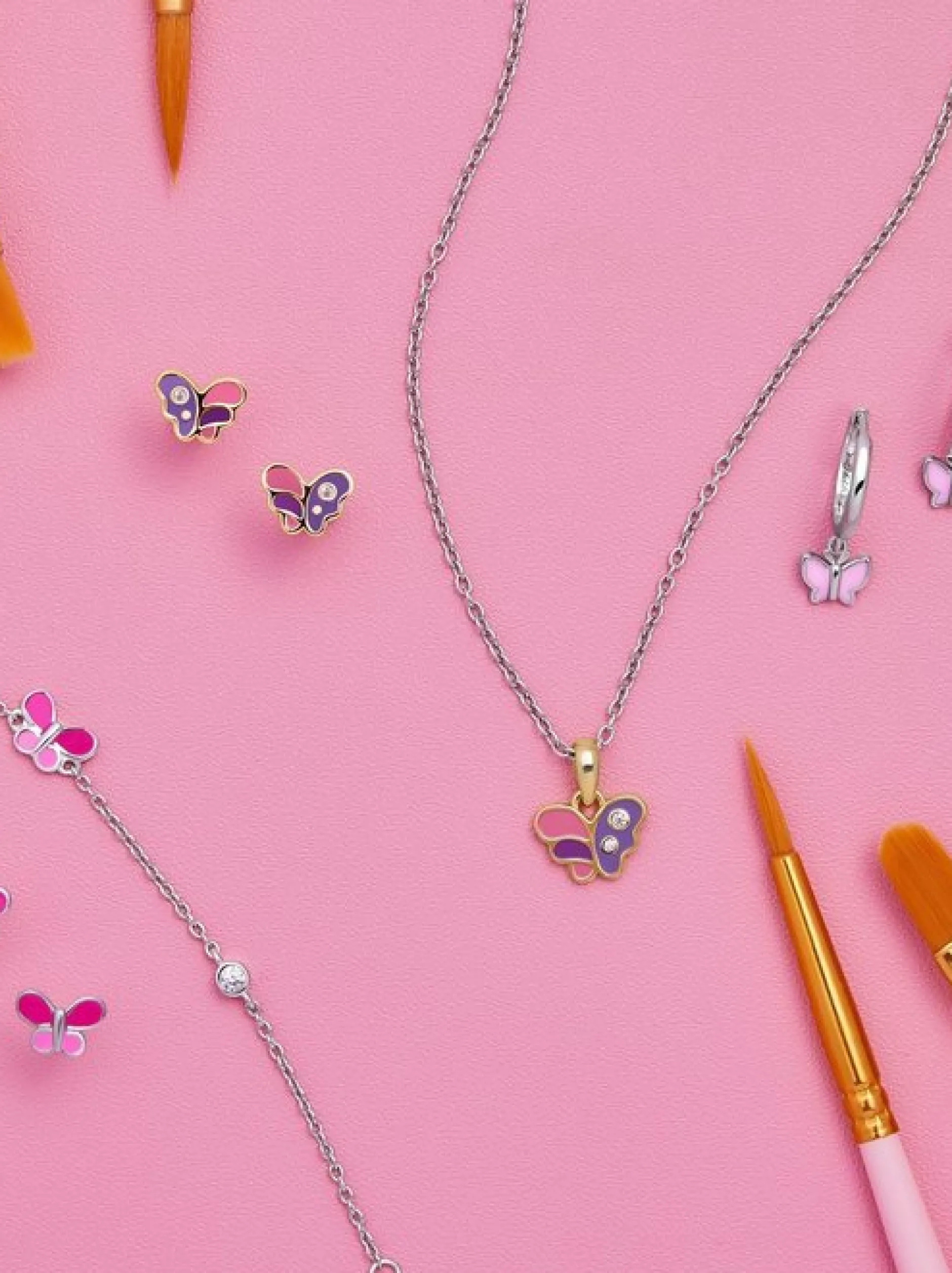 Prinzessin Lillifee Mädchen Ohrstecker in rosa