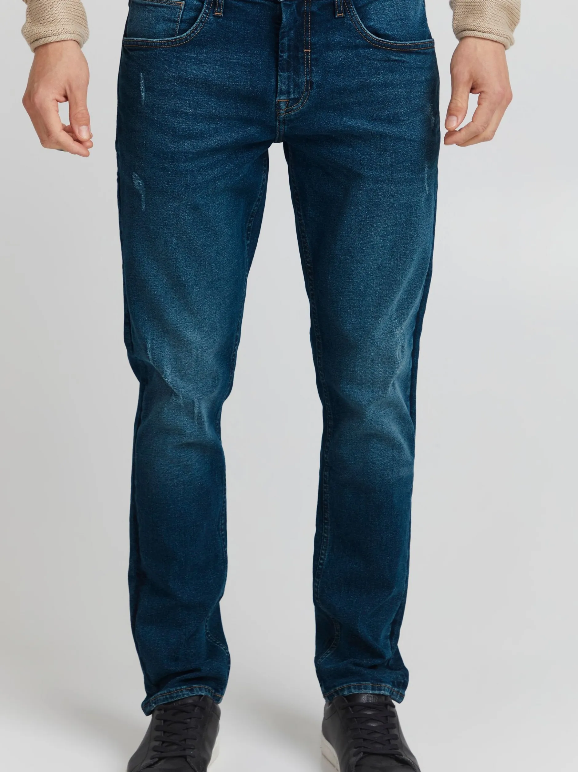 11 Project Herren Gerade Jeans - PRVerner in medium stone