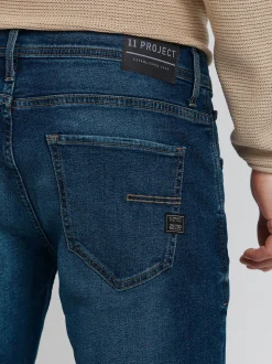 11 Project Herren Gerade Jeans - PRVerner in medium stone