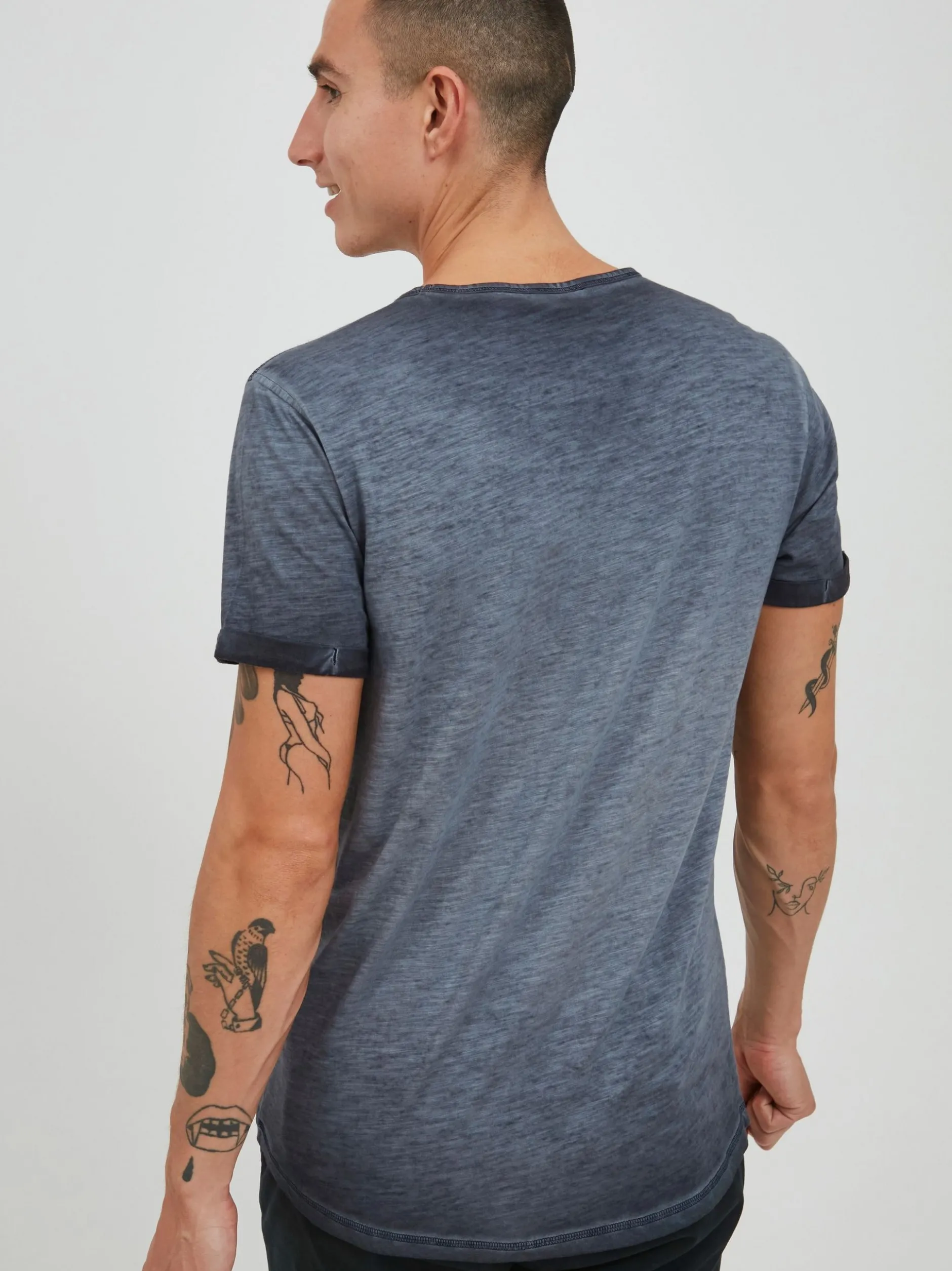 11 Project Herren Kurzarmshirt - PRSevero in blau