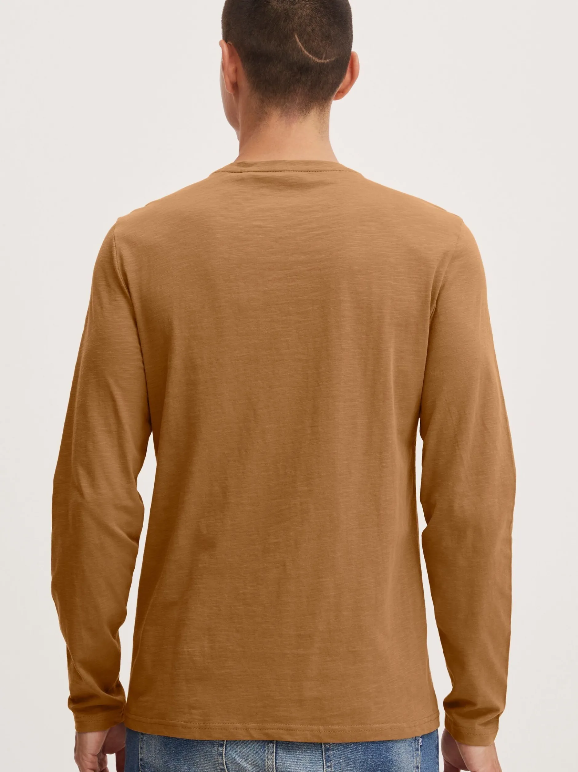 11 Project Herren Langarmshirt- PRFrodin in braun
