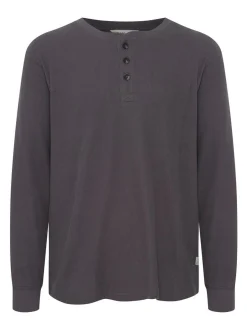 11 Project Herren Langarmshirt - PRDaimmen in grau