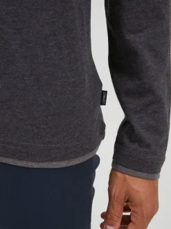 11 Project Herren Langarmshirt - PRVenko in anthrazit