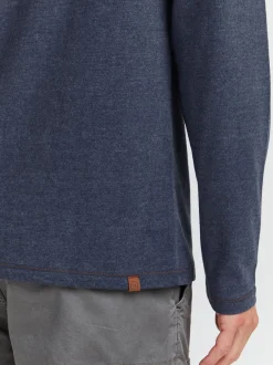 11 Project Herren Langarmshirt - PRBonso in blau