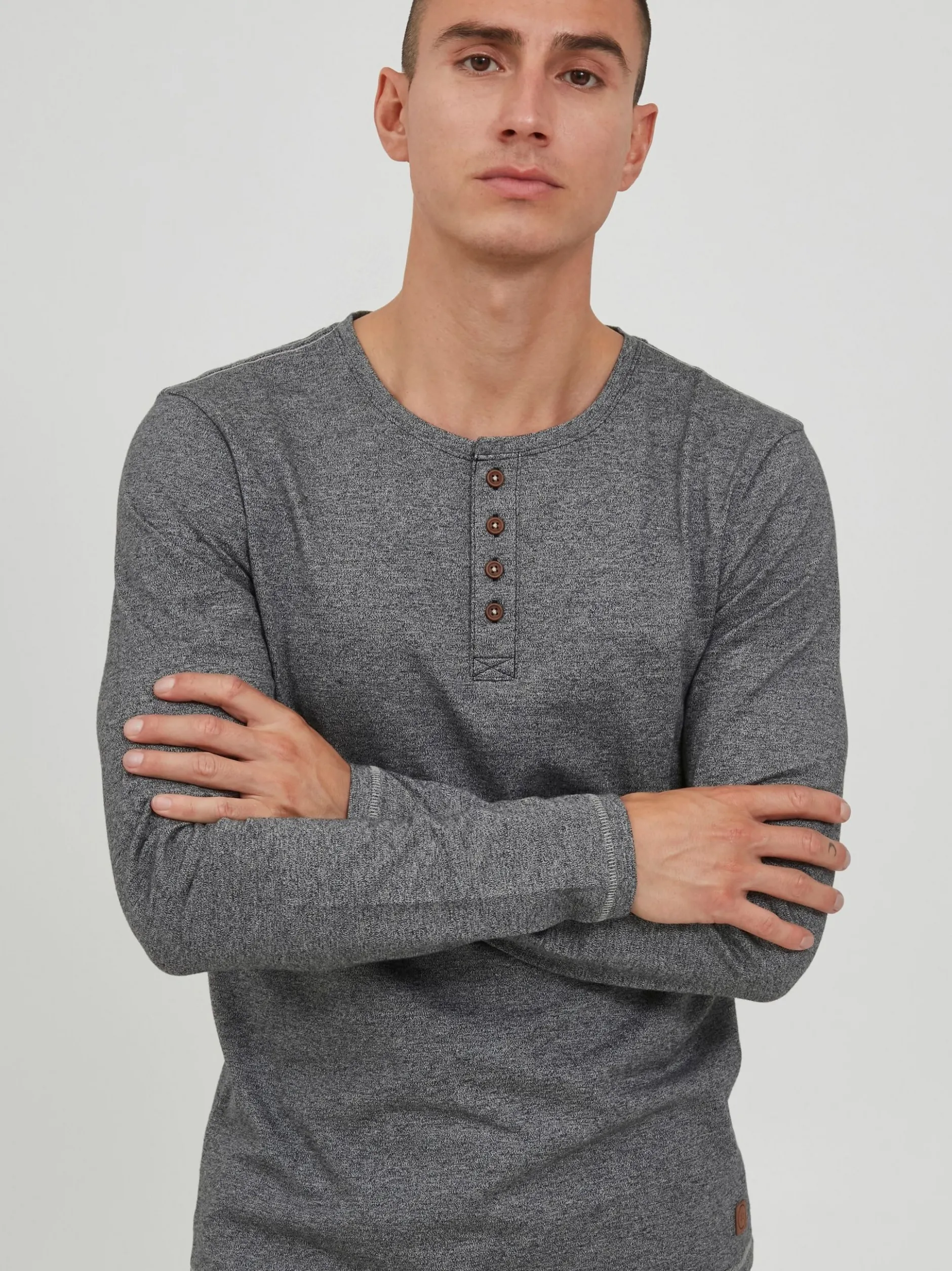 11 Project Herren Longsleeve - PRSievert in grau