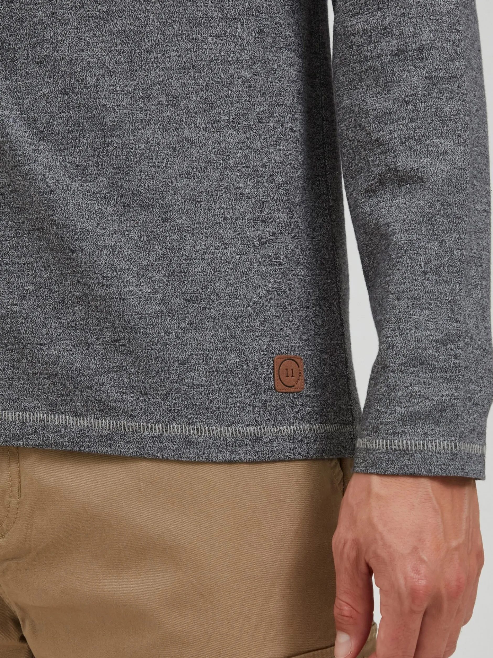 11 Project Herren Longsleeve - PRSievert in grau