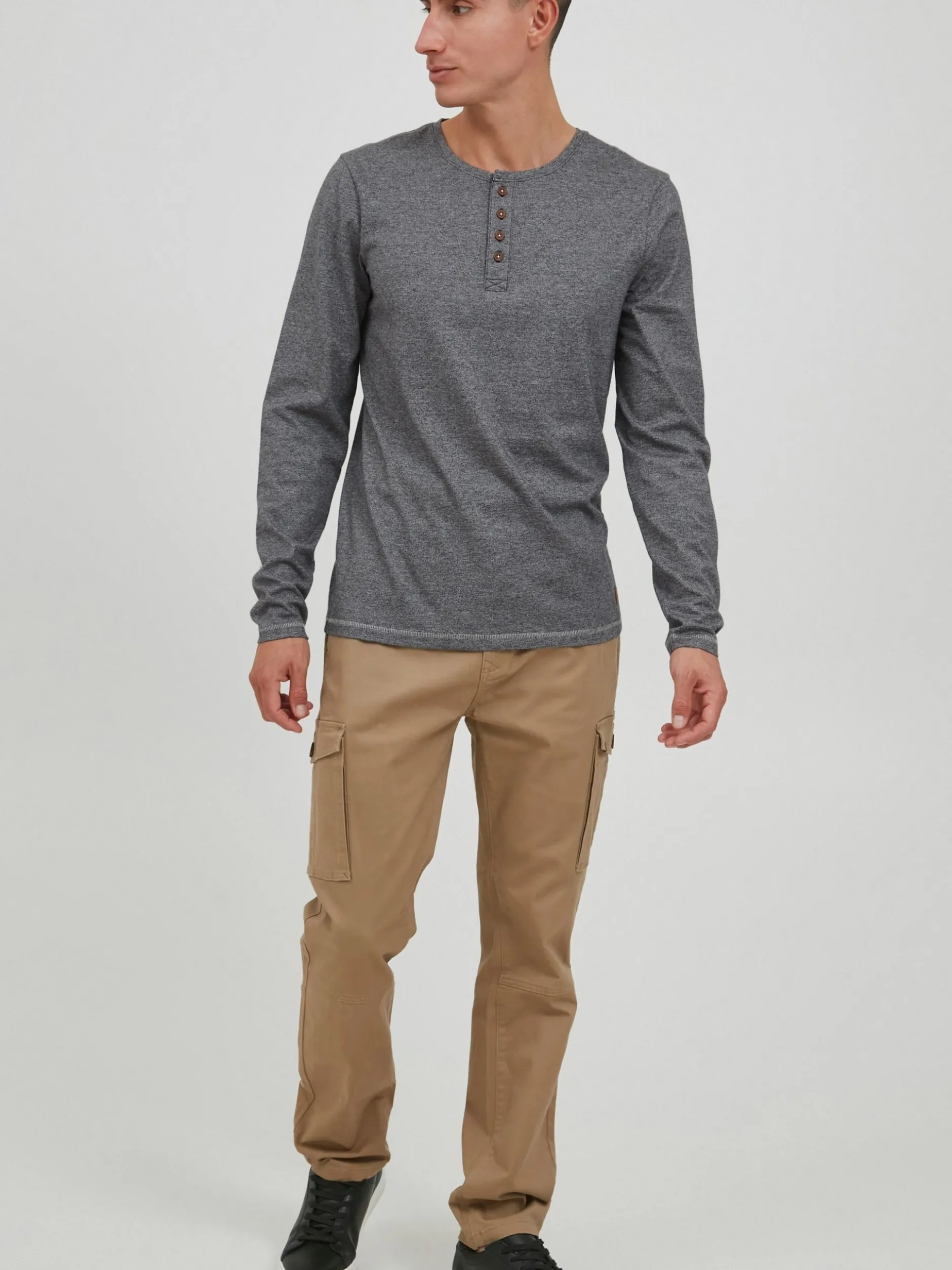 11 Project Herren Longsleeve - PRSievert in grau