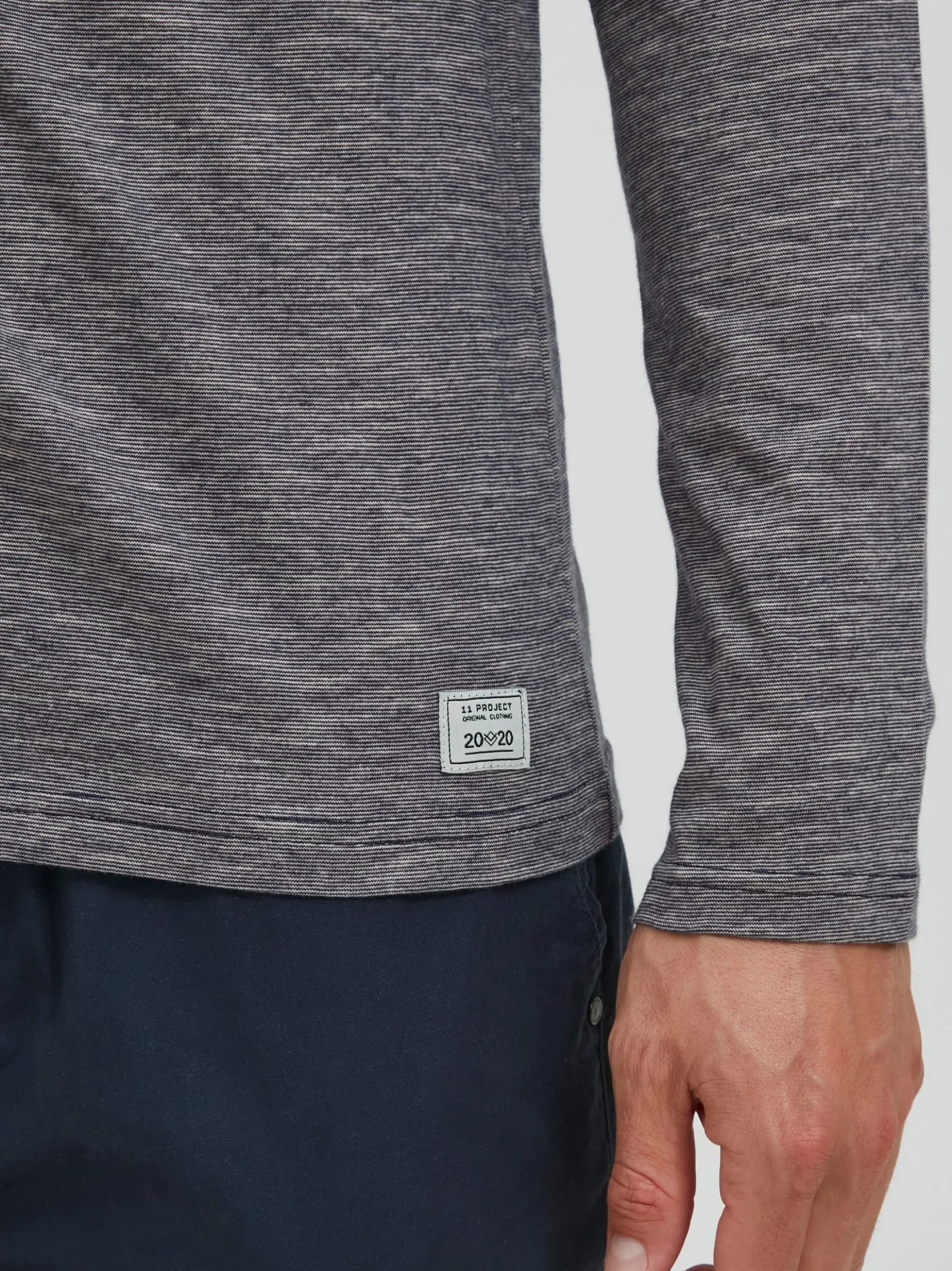 11 Project Herren Longsleeve - PRTumelo in blau