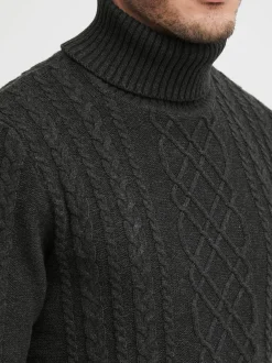 11 Project Herren Rollkragenpullover - PRJamelio in grau
