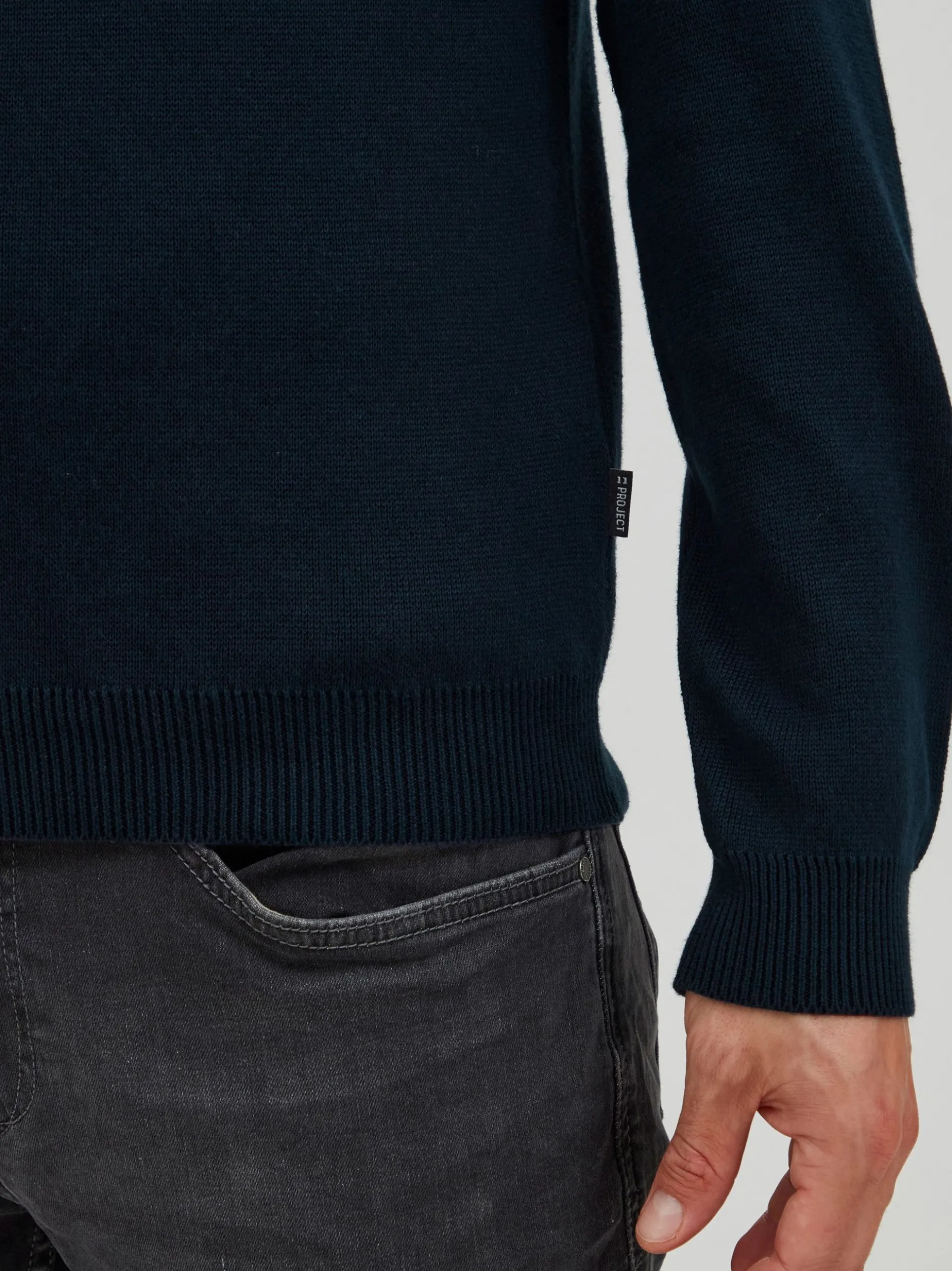 11 Project Herren Strickjacke - PRSandor in blau