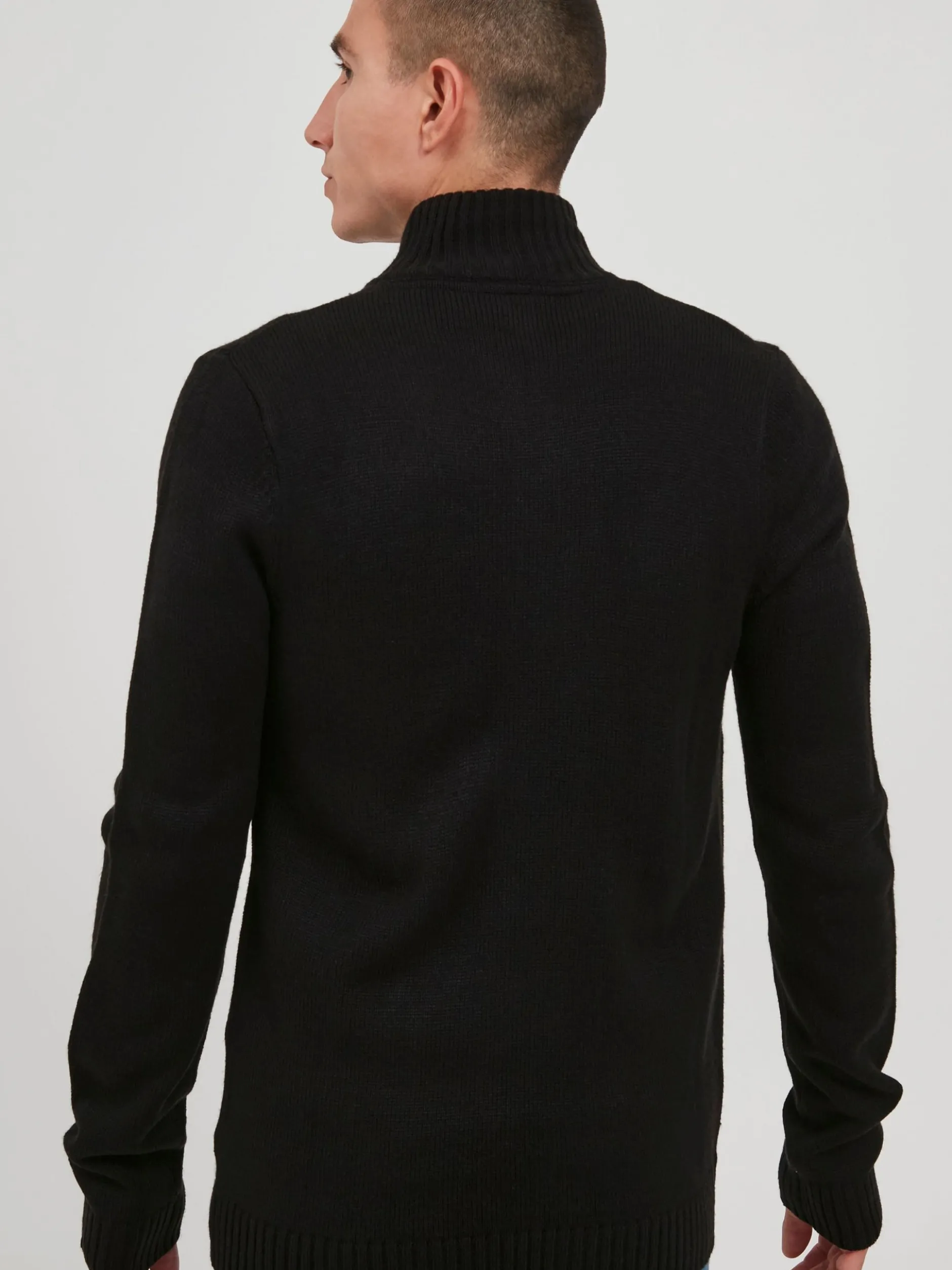 11 Project Herren Strickjacke - PRNoldi in schwarz