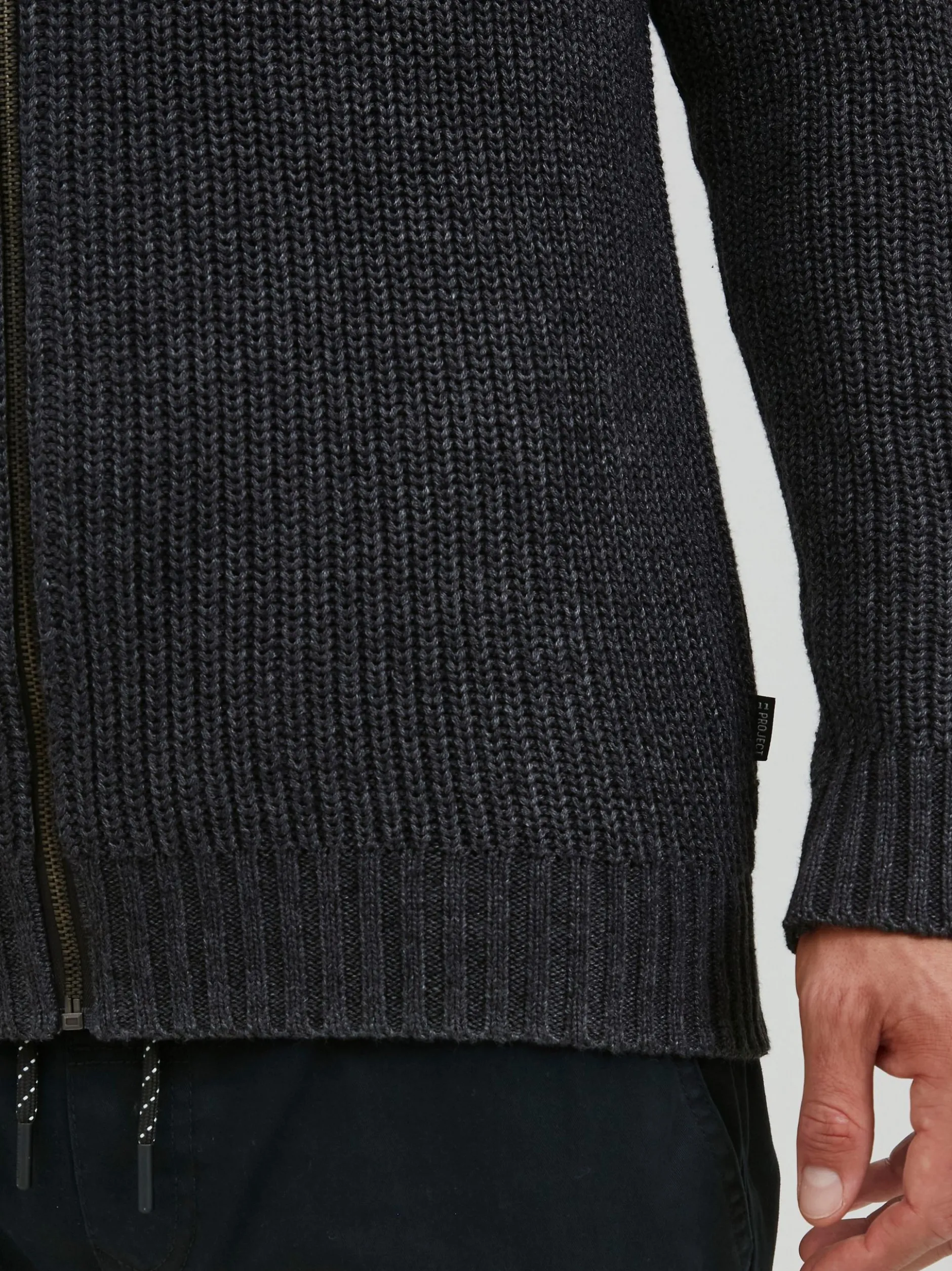 11 Project Herren Strickjacke - PRXander in grau