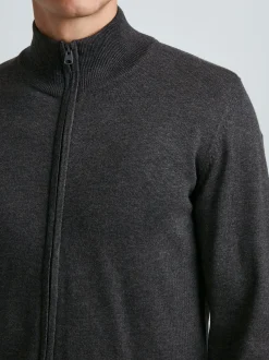 11 Project Herren Strickjacke - PRMelker in anthrazit