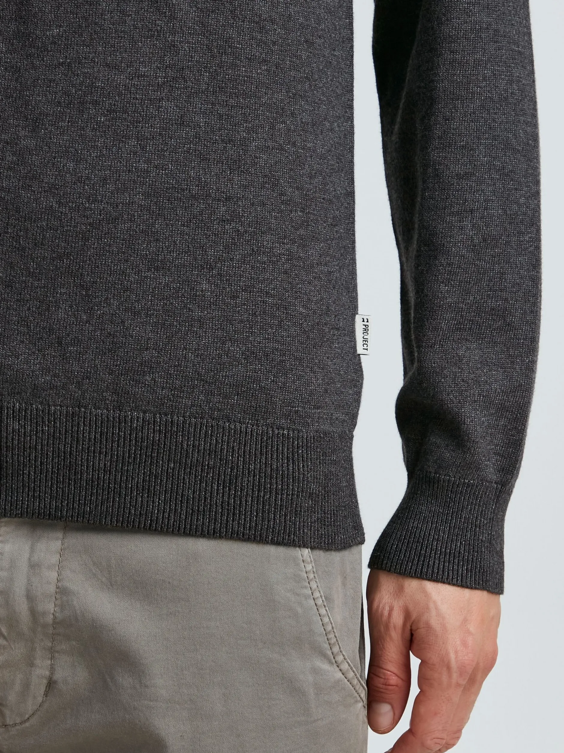 11 Project Herren Strickjacke - PRMelker in anthrazit