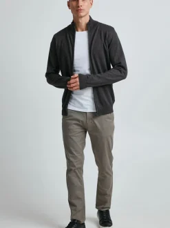 11 Project Herren Strickjacke - PRMelker in anthrazit