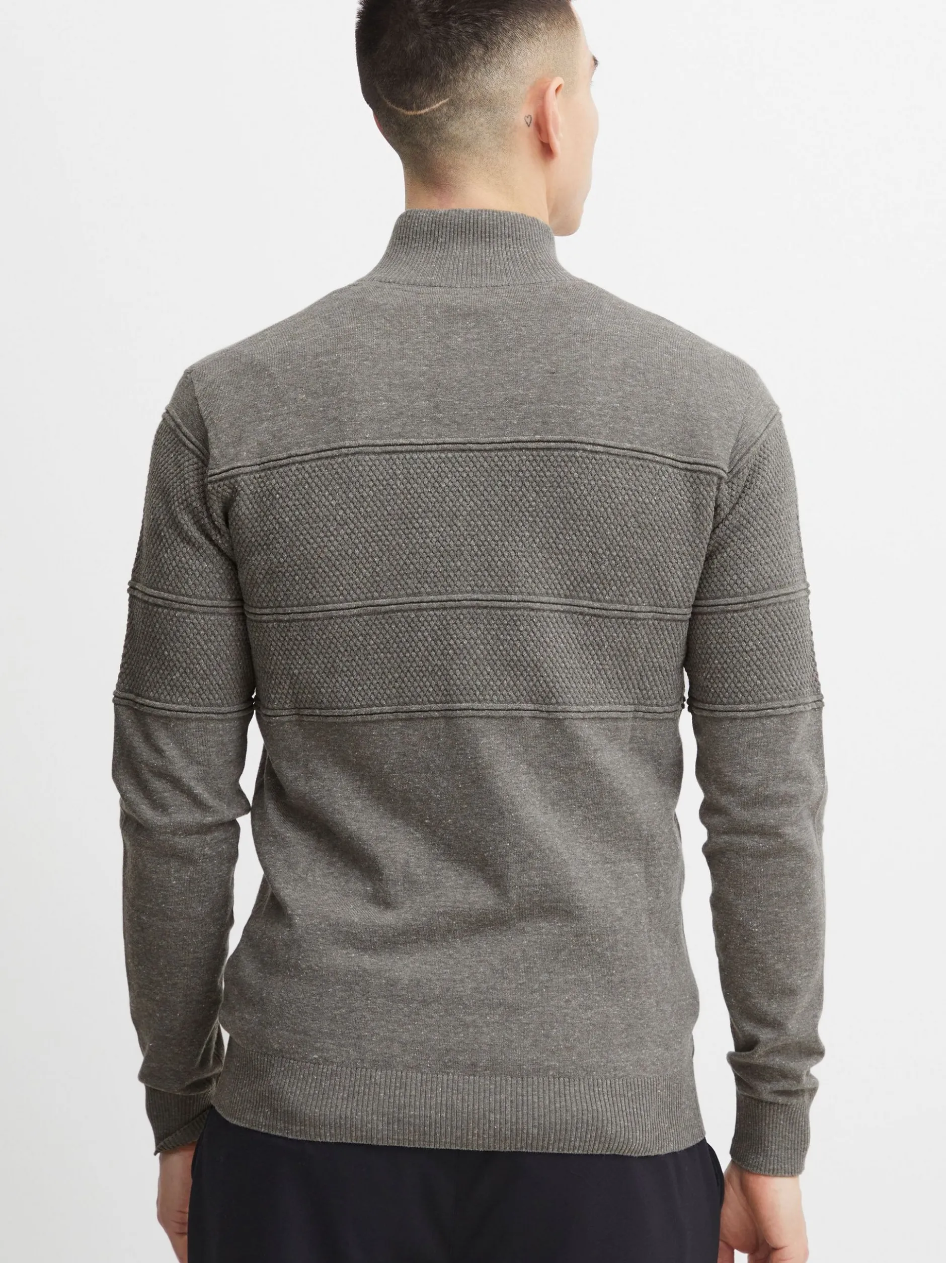 11 Project Herren Strickjacke - PRYannik in grau