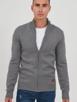 11 Project Herren Strickjacke - PRNoldi in grau
