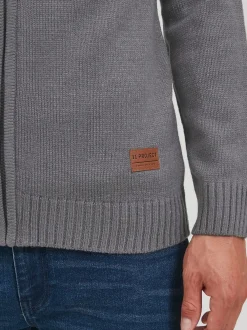 11 Project Herren Strickjacke - PRNoldi in grau